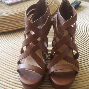 Platforms heels zip up soda